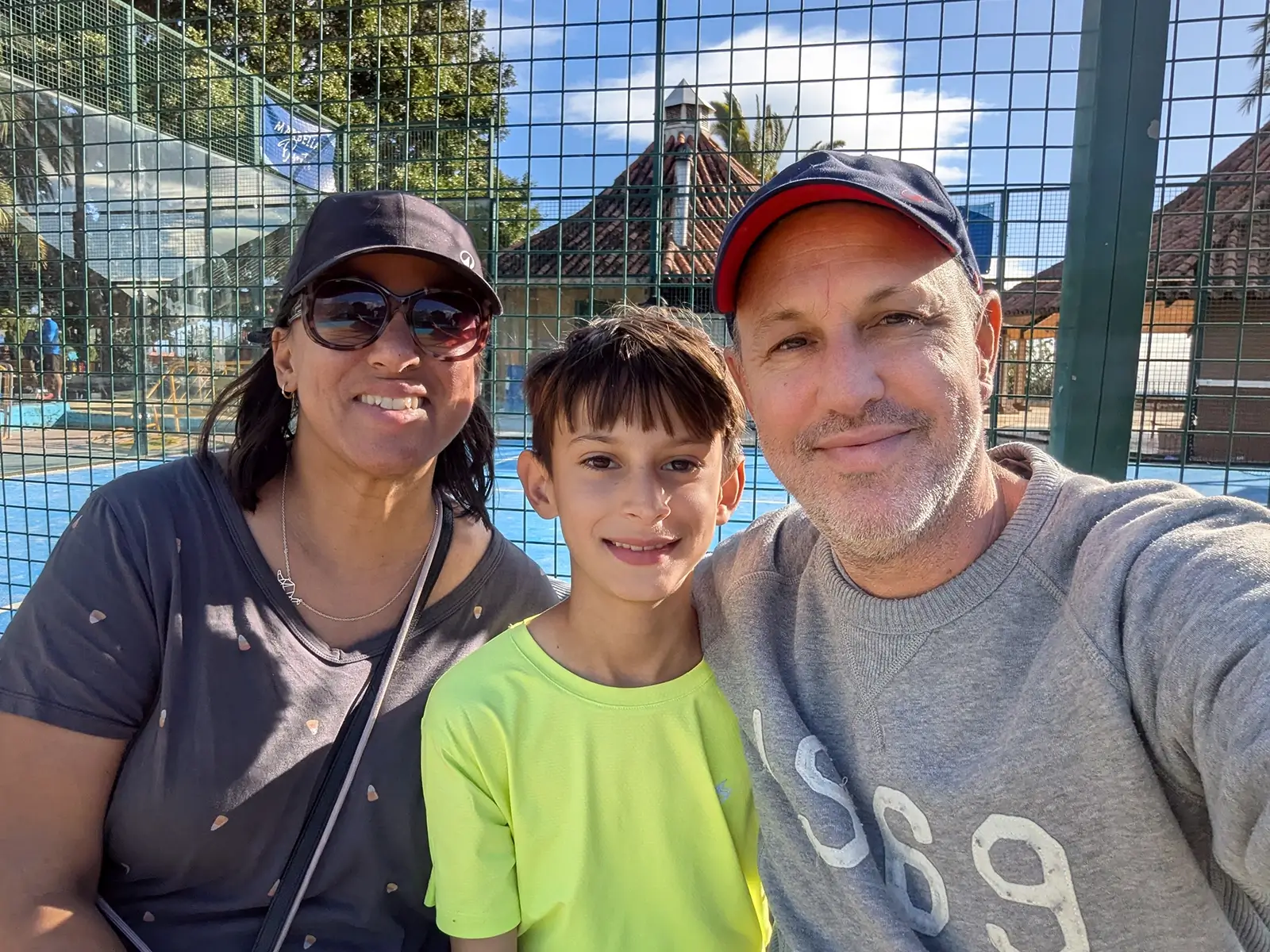 Anthony Webster with his family